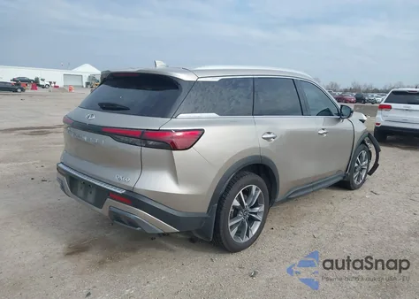 2022 Infiniti Qx60 Luxe z USA, uszkodzony, nr VIN 5N1DL1FR0NC330579